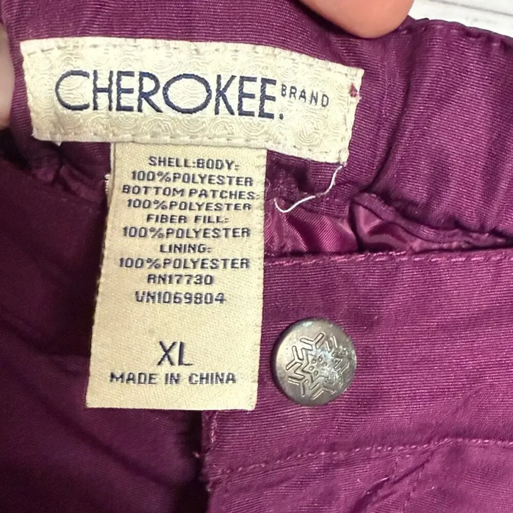 Cherokee Plum Youth Snow Pants XL